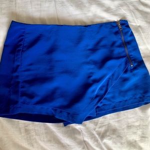 Royal Blue Mini Skort